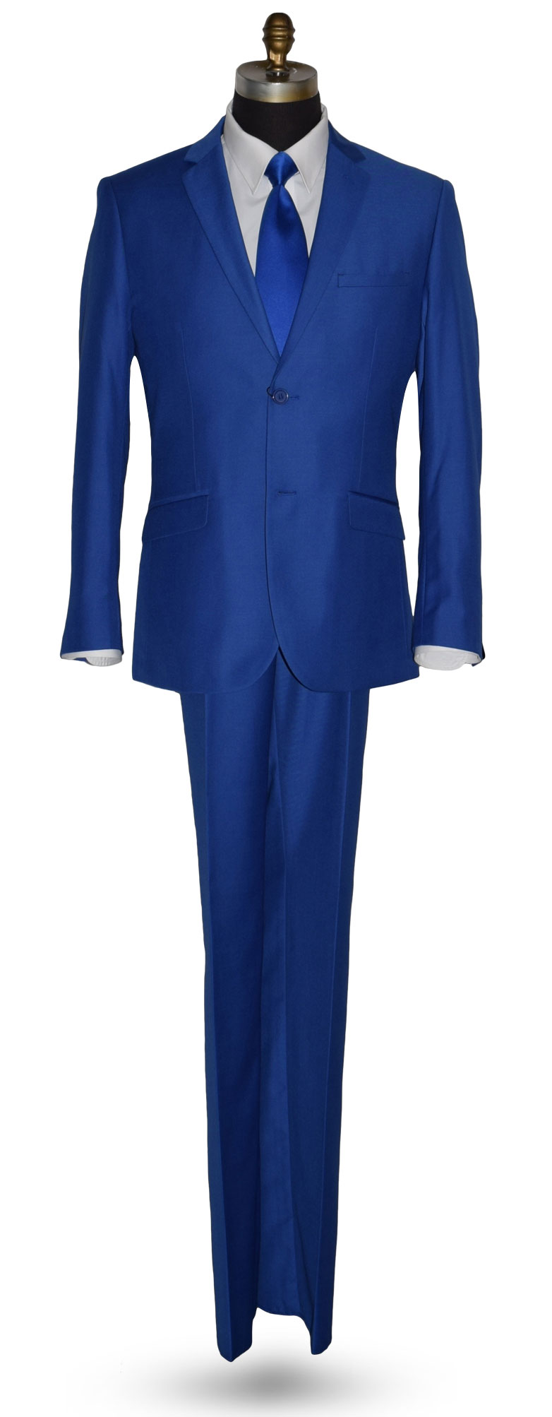 Royal Blue 3 Piece Suit - Coat, Pants and Vest