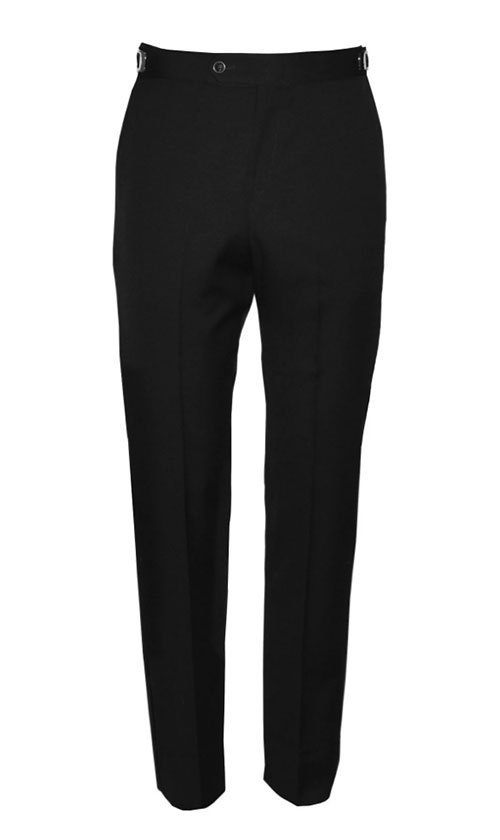 Used Black Tuxedo Pants - Adjustable Waist