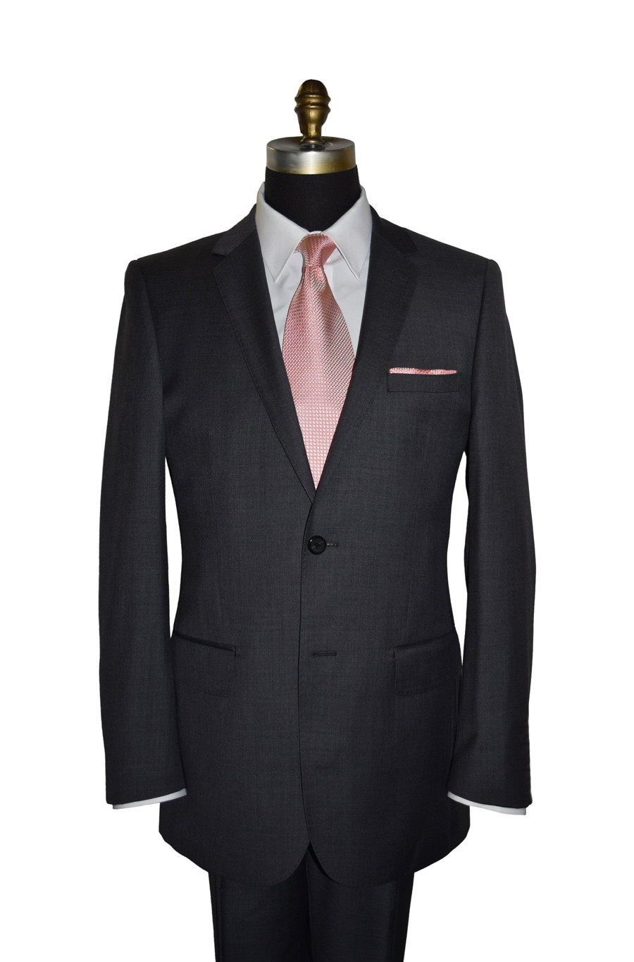 Charcoal Gray Suit - Cashmere and Super Fine Wool