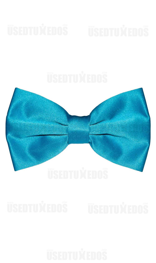TURQUOISE BOWTIE, PRE-TIED