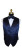navy blue tuxedo vest and bowtie by San Miguel Formals
