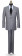 Stone Light Gray Men's Suit -Cashmere and Super Fine Wool