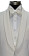 men's ivory shawl collar tuxedo with ivory vest and ivory bowtie by tuxbling.com