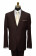 Brown Men's Suit Coat and Pants Set