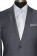 STORMY GRAY SLIM FIT SUIT - WOOL CASHMERE 