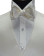 men's off-white ivory vest with off-white bowtie and mother of pearl studs and cufflinks