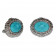 TURQUOISE COLOR BLING CUFFLINKS